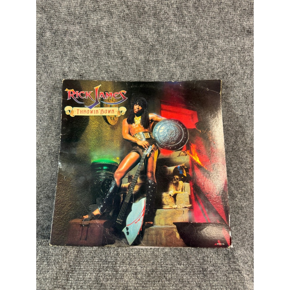 Rick James Throwin Down Vinyl LP Record 1982 Gordy 6005GL Funk Soul Motown